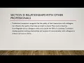 Supervision ACA Code of Ethics Part 2