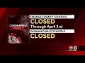 Orange Durham county schools closing effective Monday