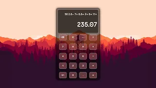ASMR Programming Calculator App HTML CSS JavaScript