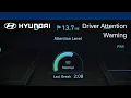 Driver Attention Warning Hyundai