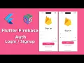 Flutter Firebase Auth - The Cleanest Fastest Way