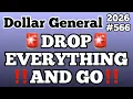 2026 Dollar General Couponing DROP EVERYTHING AND GO MUST WATCH