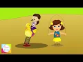 Head Shoulders Knees and Toes Nursery Rhyme | Cartoon Animation Songs For Children