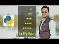 Python Star Pattern Right Aligned Python Pattern Print Trick Python 11