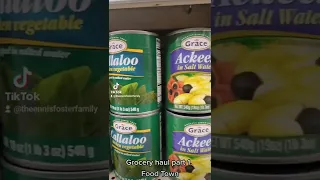 What I got this week Grocery shopping Jamaican Food