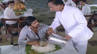 shankar nag eats free lunch in hotel comedy scene prana snehita kannada movie