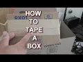 Best Way to Tape a Box for Shipping or Moving