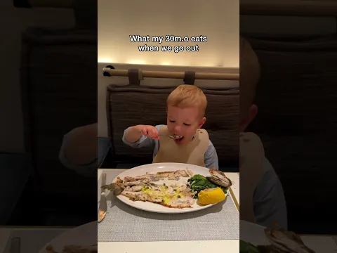 No kids menu for this guy