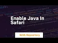 enable java in safari