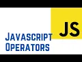 Javascript Operators With Examples JavaScript Tutorial