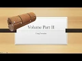 Volume Part II - Triangular Prisms and Cylinders