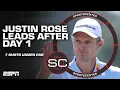 The ball is in Justin Rose s hands - Andy North after Day 1 of the 2025 Masters SportsCenter