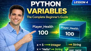 Python Variables Data Types Explained Naming Rules Dynamic Typing Lesson 4 2026