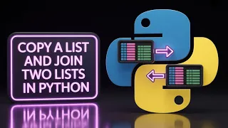 Python copy a list and join two lists tutorial in Hindi Part 32