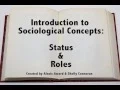 Introduction to Sociological Concepts Status and Roles