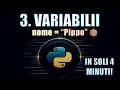 Python Course 3 Variables How to Store Data