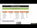 Excel Array Formulas Intro - What are they