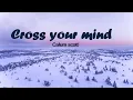 Download Lagu Calum Scott  - Cross your mind Lyrics.
