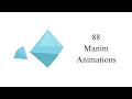 88 Manim animations in one