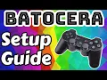 PlayStation Style Controller Setup Mapping Guide On Batocera - How To Map Gamepad Controller