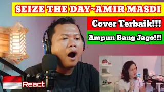 Download AMIR MASDI - SEIZE THE DAY [AVENGED SEVENFOLD] | INDONESIA REACT MP3