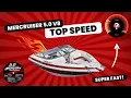 Top Speed Test Mercruiser 5 0 V8 Speedboat Tears Through the Water