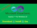 How to Install Latest Version of Visual Basic Windows Visual Studio 2010 Express