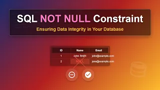 SQL NOT NULL Constraint Ensure Data Integrity in Your Database