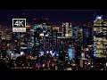 6 HOURS City Skyline at Night in 4K U