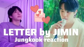 Download Jungkook reaction to LETTER by JIMIN ❤ #jimin #jungkook #miniejagi #jikook #bts MP3