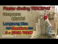 Download Lagu Cara plaster dinding cepat rapi dan lurus // wall plaster quick way // NOOR HD Tukang Malaysia