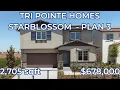 TriPointe Homes StarBloossom Sunridge Park Rancho Cordova CA Plan 3 2705 sqft 678 000 Luxury