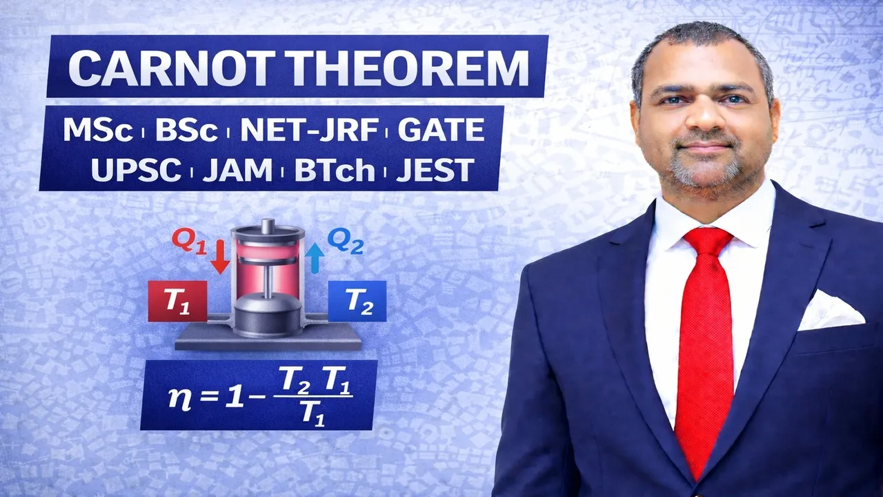 Carnot Theorem Explained l MSc l BSc l NET-JRF l GATE l UPSC l JAM l BTech l JEST