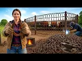 She Collected 10 000 Rusted Horse Shoes to Forge an Indestructible Modern Cattle Corral