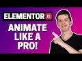 How To Make Advanced Animation In Elementor