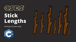 StickLengths CSES problem set Solution explained and C code