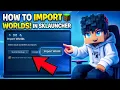 HOW TO IMPORT MINECRAFT WORLDS IN SKLAUNCHER EASY METHOD