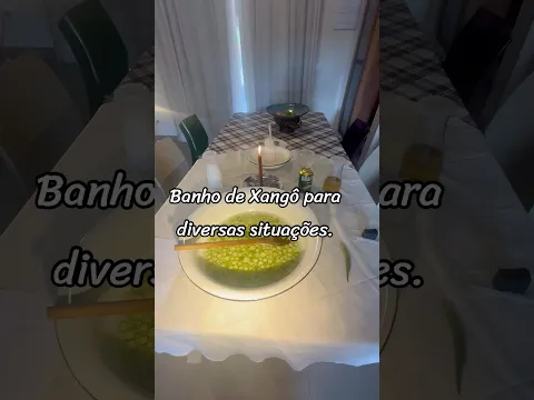 Xangô bath for various situations.