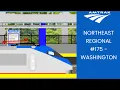 Amtrak Northeast Regional Train to Washington Arriving at Route 128 Station No Report or Spam