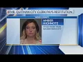 Former City of Quitman employee pays 23K restitution