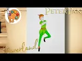 How to draw peter pan Drawing4u Peter pan Drawing step by step