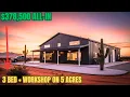 I Built a 3 Bed 2 Bath Barndominium With Workshop in Arizona for Under 380K Full Cost Breakdown