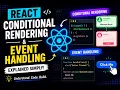 Lecture 3 React Conditional Rendering and Event Handling Explained