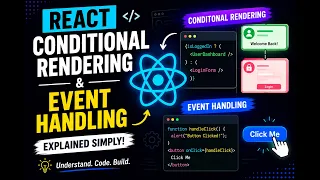 Lecture 3 React Conditional Rendering and Event Handling Explained