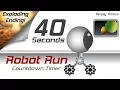 40 sec racing robot countdown timer with exploding ending