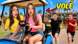 ON S’INFILTRE CHEZ EUX POUR VOLER LA VOITURE DE GOLF !