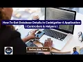 CodeIgniter 4 Tutorials How To Get Database Details in Application Database Object Env Func