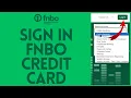 FNBO Credit Card Login How To Login Sign In FNBO Credit Card Account Online 2023