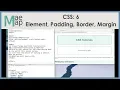 CSS 6 Element Padding Border Margin