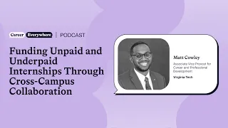 Funding Unpaid and Underpaid Internships Through Cross-Campus Collaboration